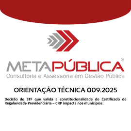 Imagem da notícia ORIENTAÇÃO TÉCNICA Nº 009.2025